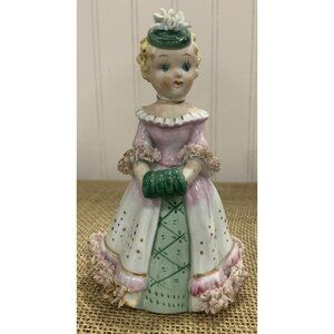 Vintage Rare Vintage Camille Naudot  Girl 6913B Jeweled Eyes